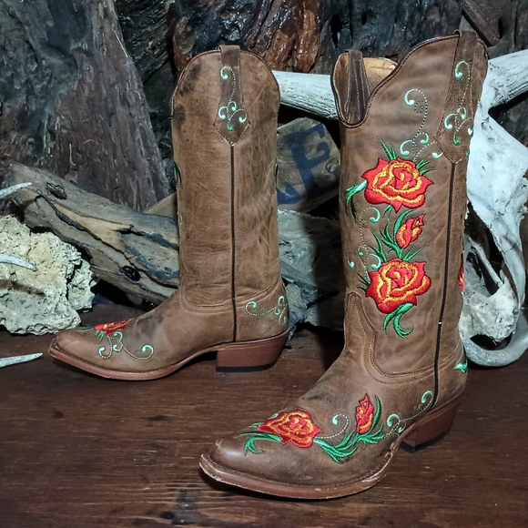 Johnny Ringo cowboy boots Size 7B - Picture 5 of 10